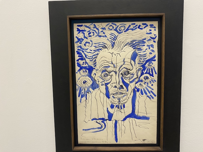 Dessin, autoportrait d'André Masson, festival du dessin, Arles, 9 mai 2026.