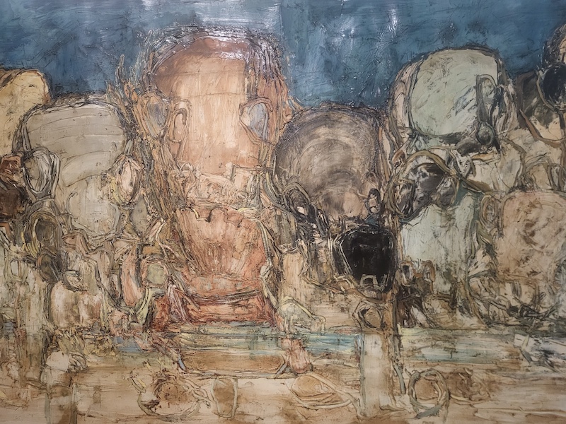La Cène, 1963, Roger-Edgard Gillet, expo musée Estrine, juin 2026.