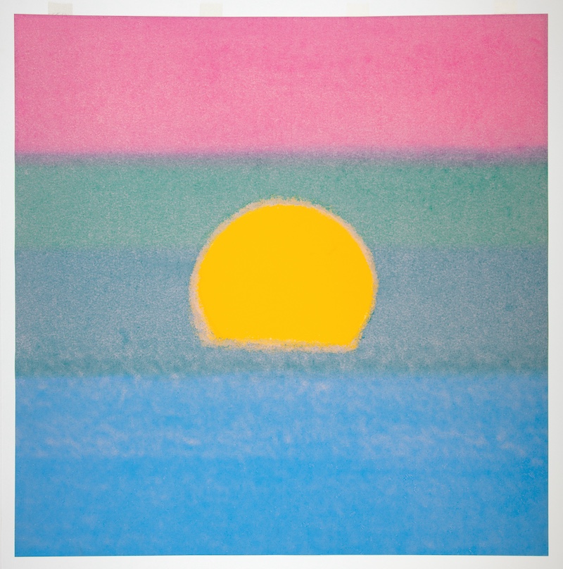 Andy Warhol sunset, villa Carmignac, Porquerolles, mai 2026