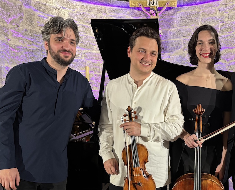 Fouchenneret, Bianco, Sypniewski, trio concert Grimaud 22 mai 2026.