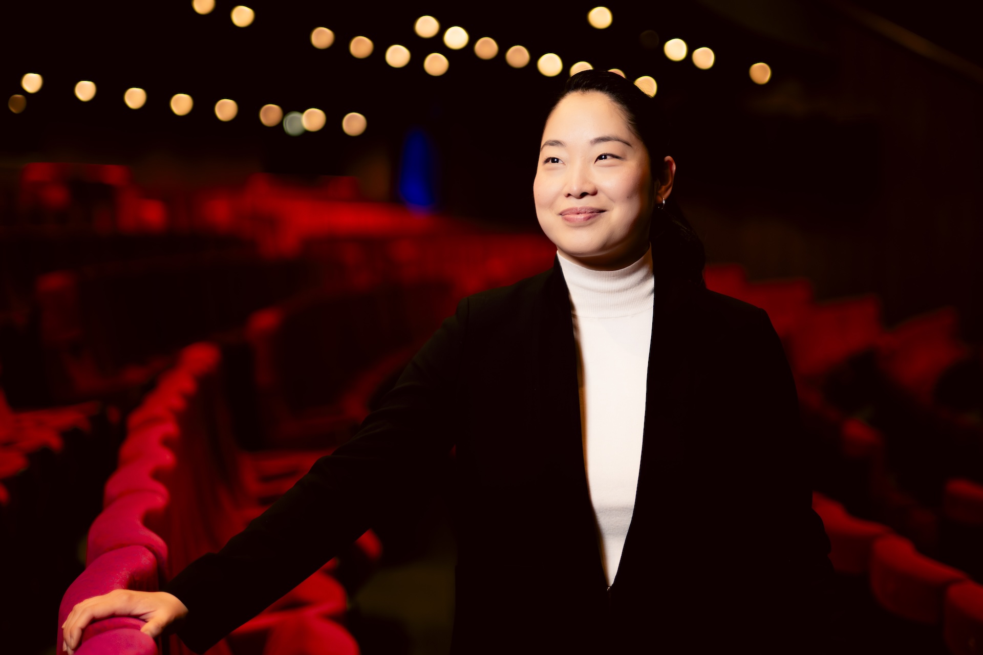 Holly Hyun Choe, directrice musicale de l'Orchestre national de Cannes, théâtre debussy palais des festivals