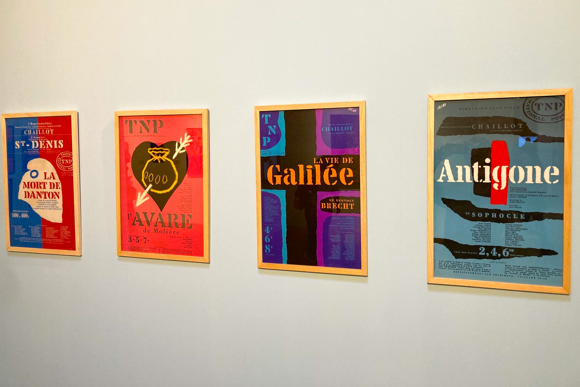 Exposition Jean Vilar à Sète, affiches de Marcel Jacno pour le Théâtre national populaire